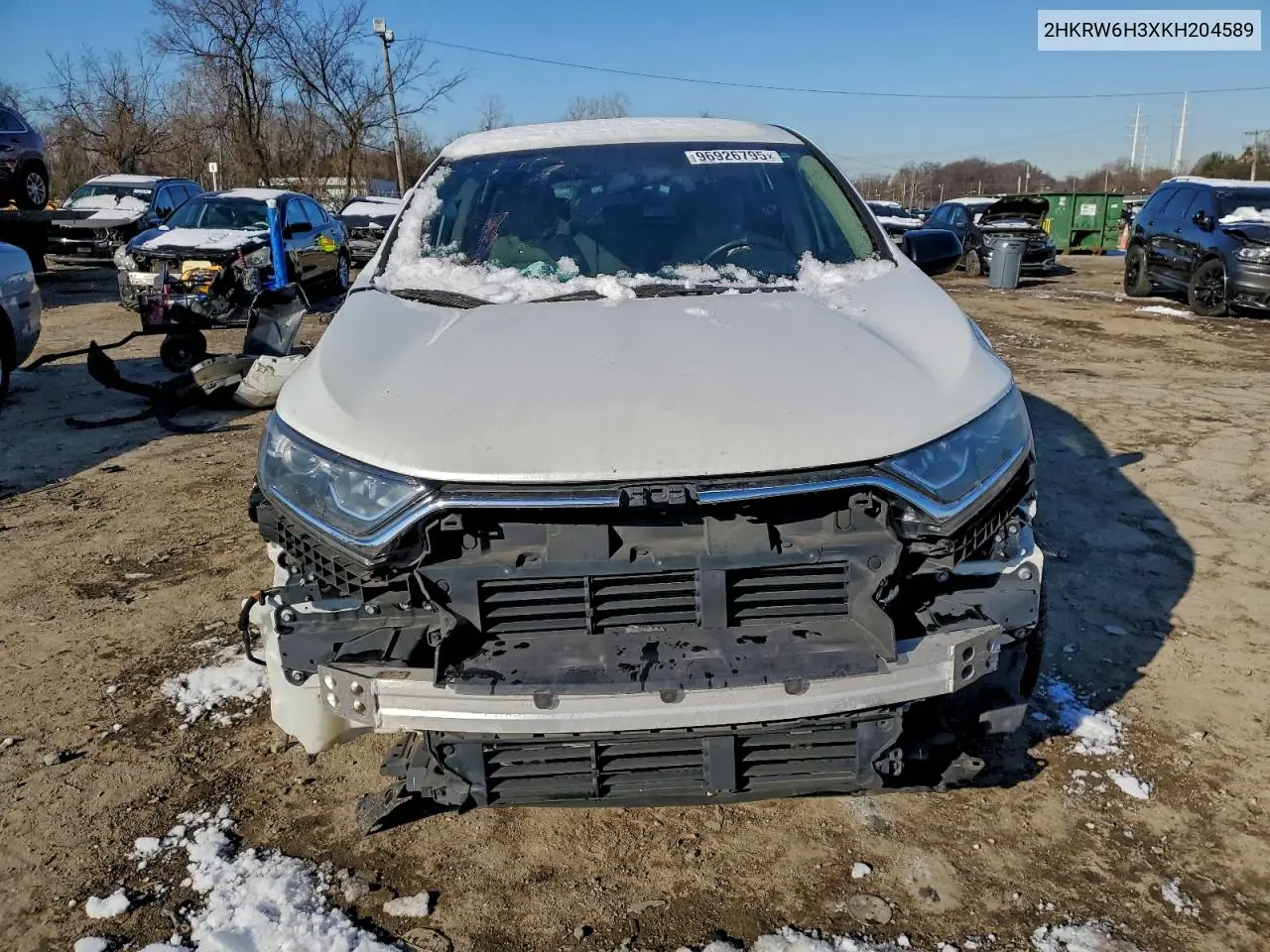 2HKRW6H3XKH204589 2019 Honda Cr-V Lx