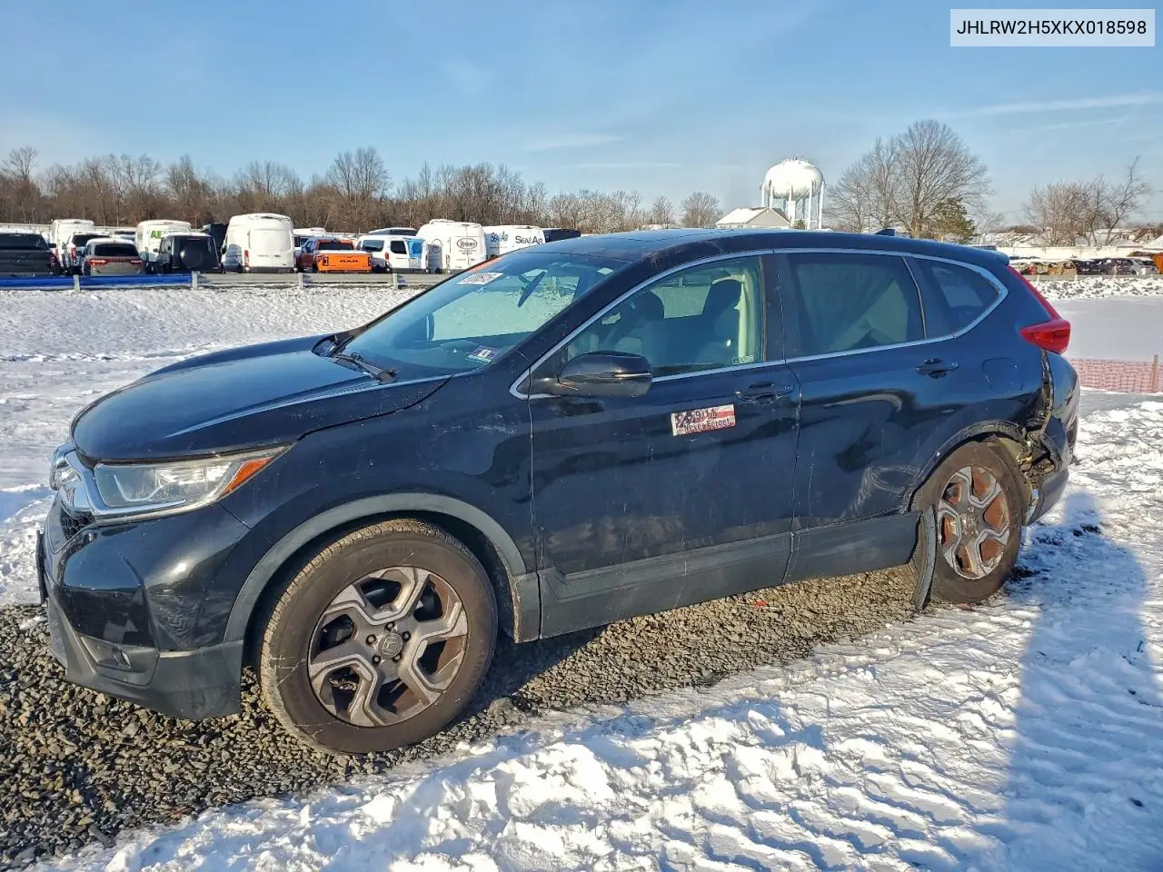 JHLRW2H5XKX018598 2019 Honda Cr-V Ex