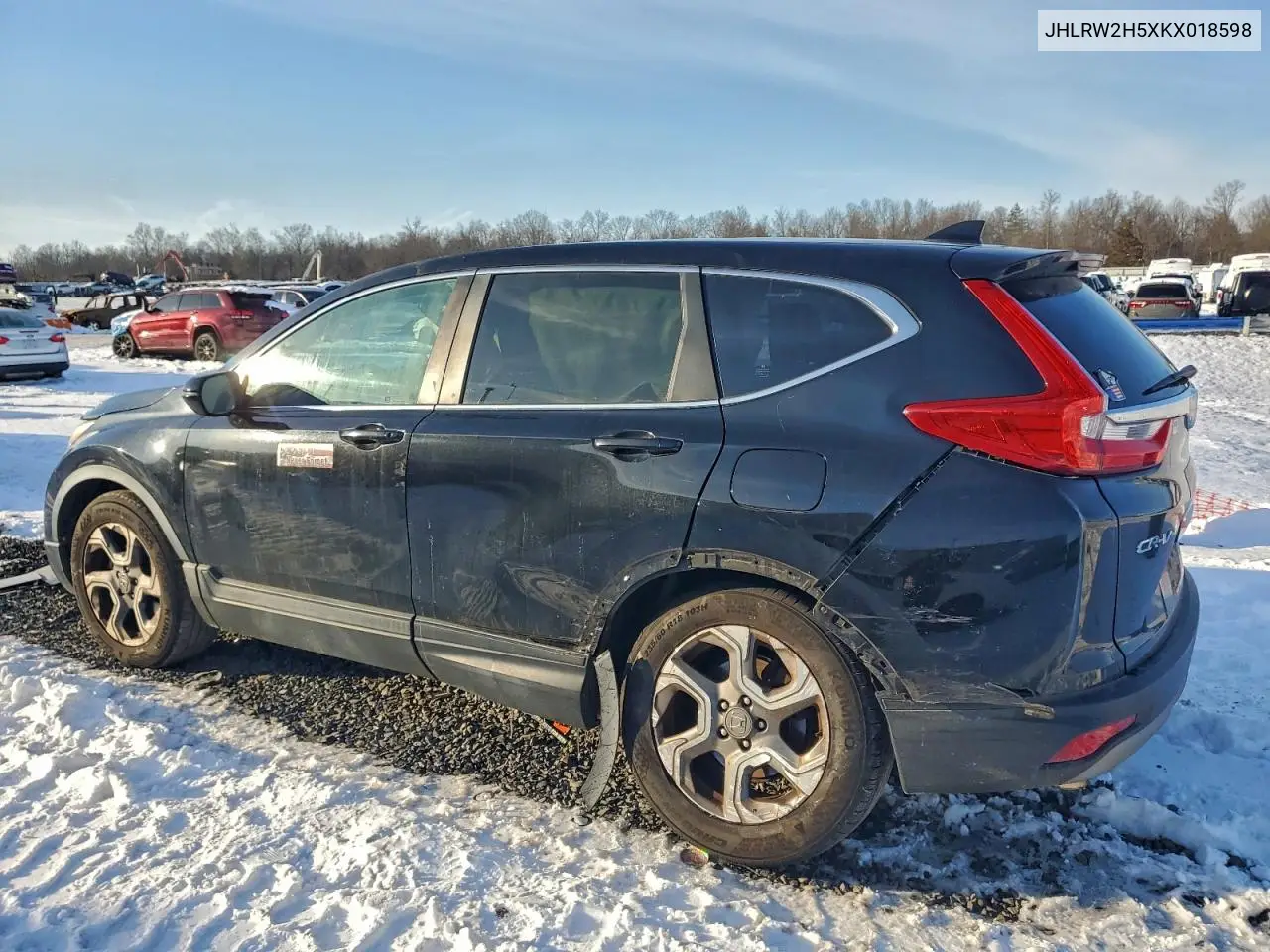 JHLRW2H5XKX018598 2019 Honda Cr-V Ex