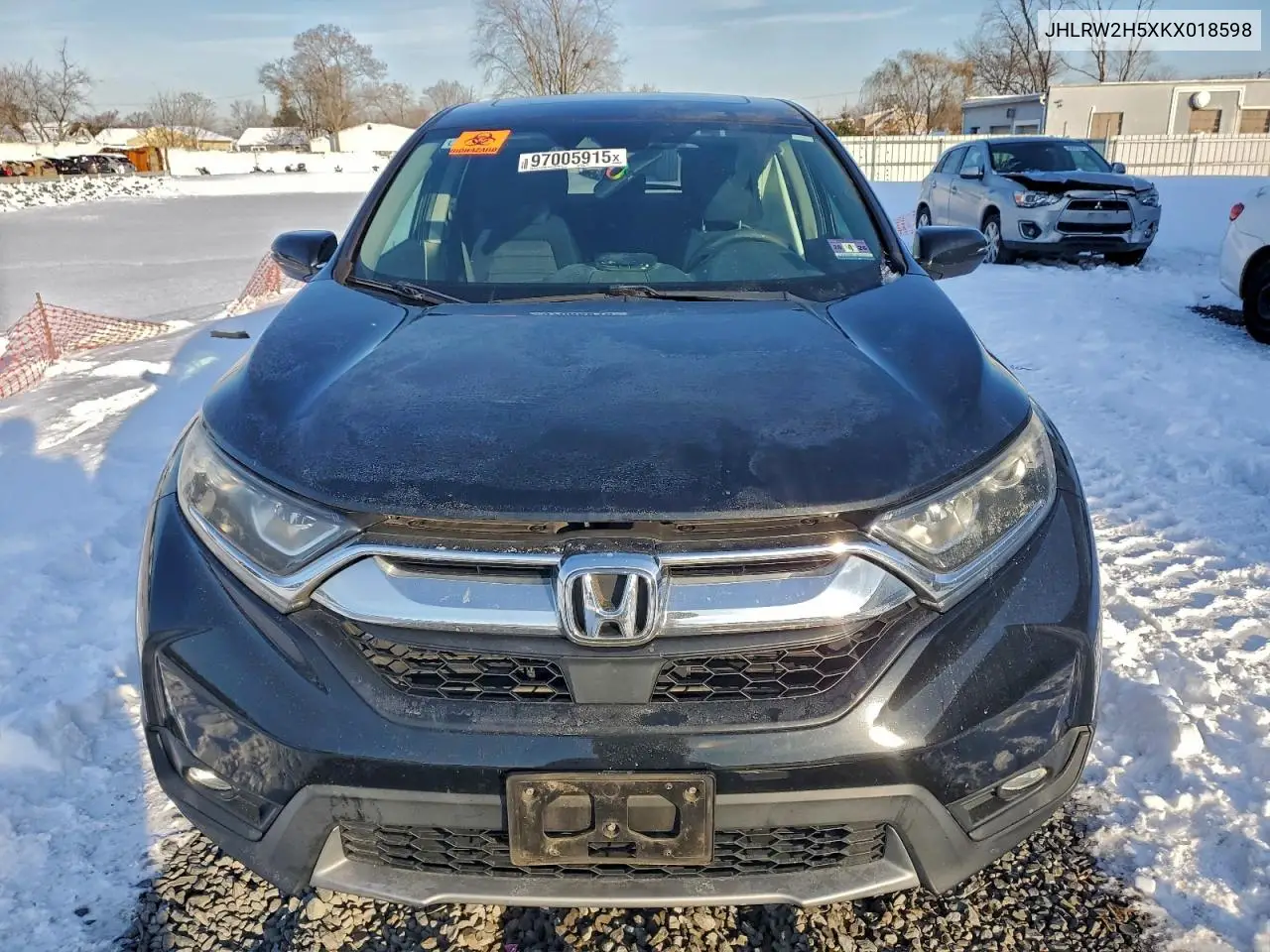 JHLRW2H5XKX018598 2019 Honda Cr-V Ex