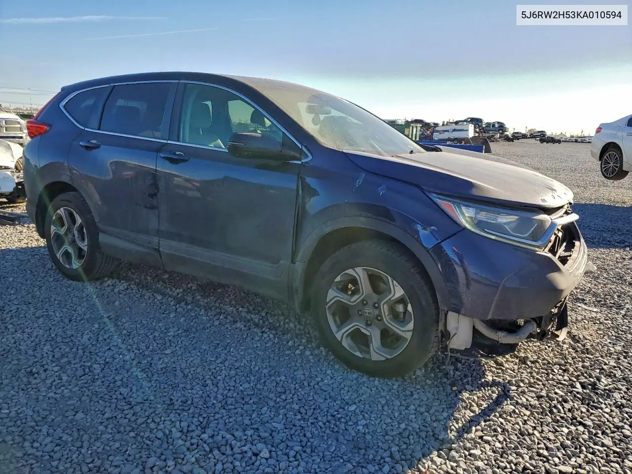 5J6RW2H53KA010594 2019 Honda Cr-V Ex