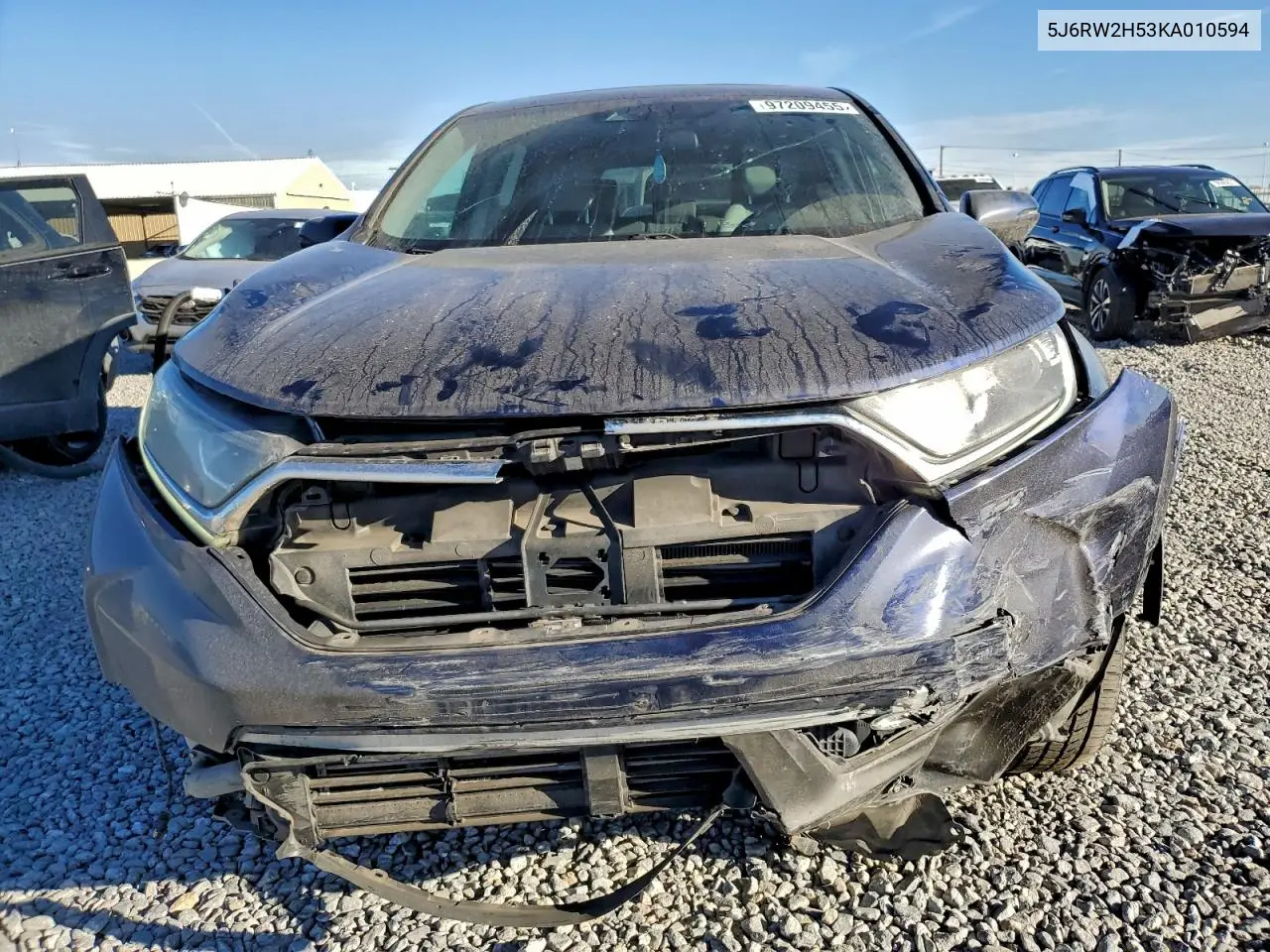 5J6RW2H53KA010594 2019 Honda Cr-V Ex