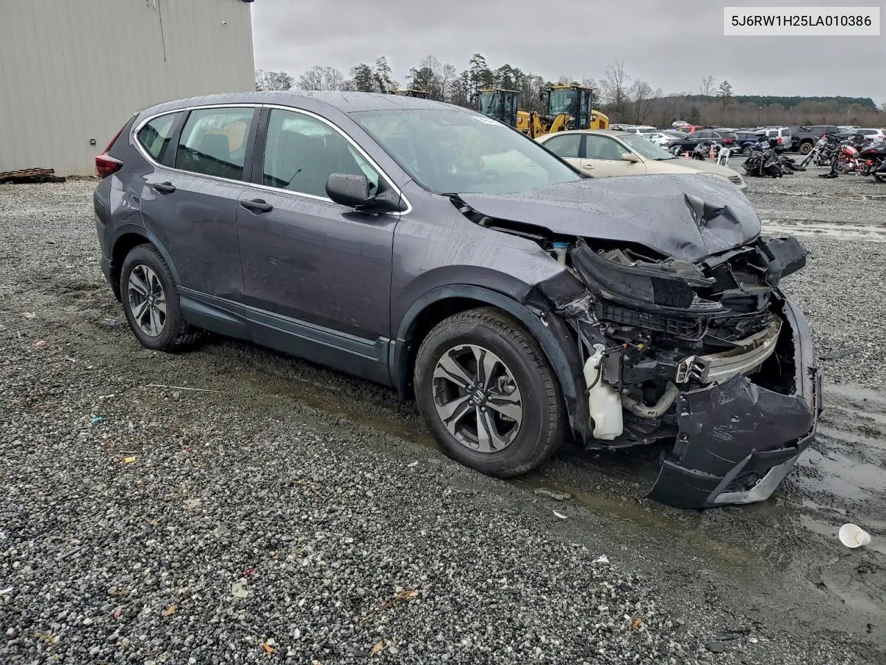 5J6RW1H25LA010386 2020 Honda Cr-V Lx
