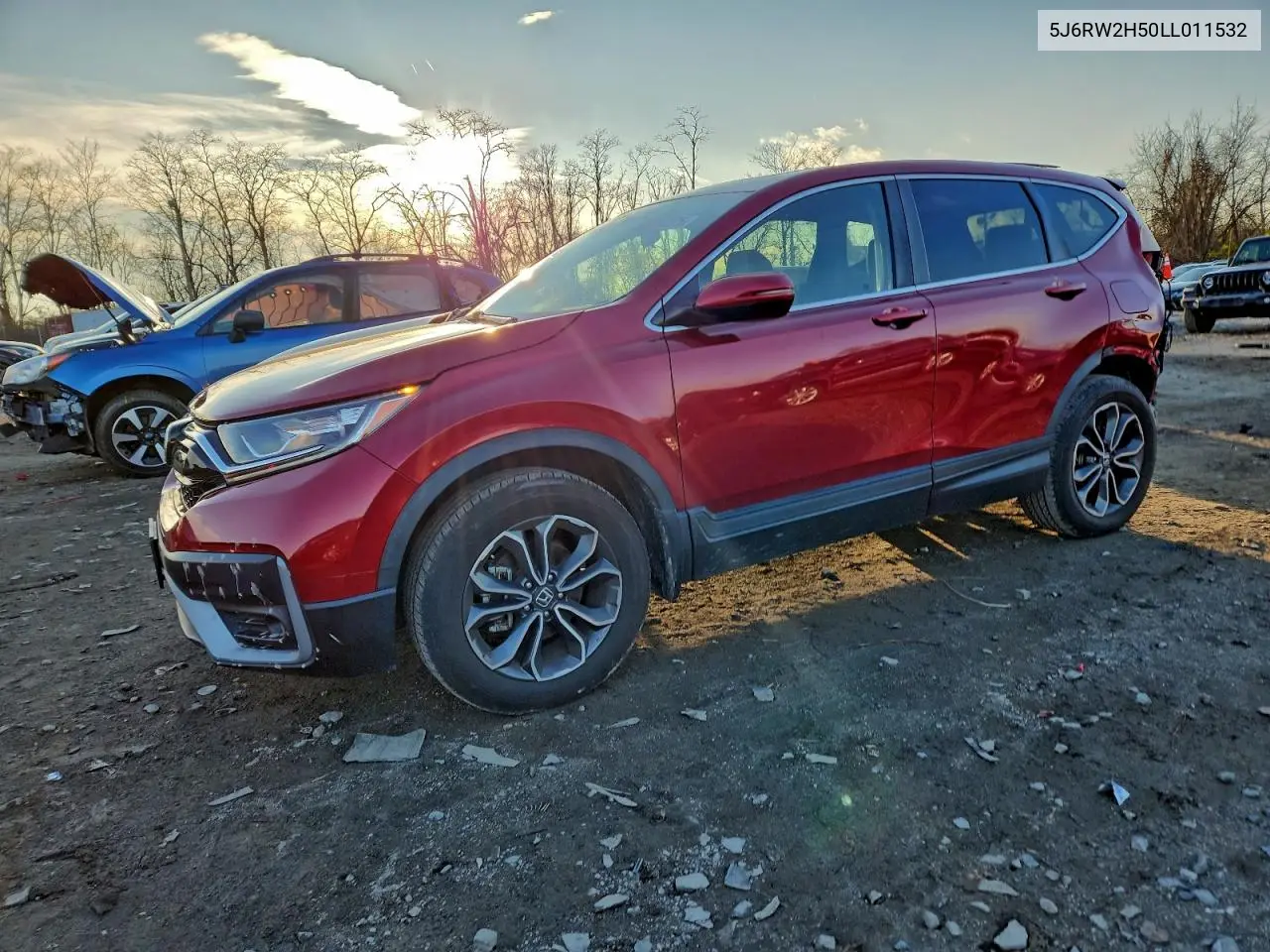 5J6RW2H50LL011532 2020 Honda Cr-V Ex