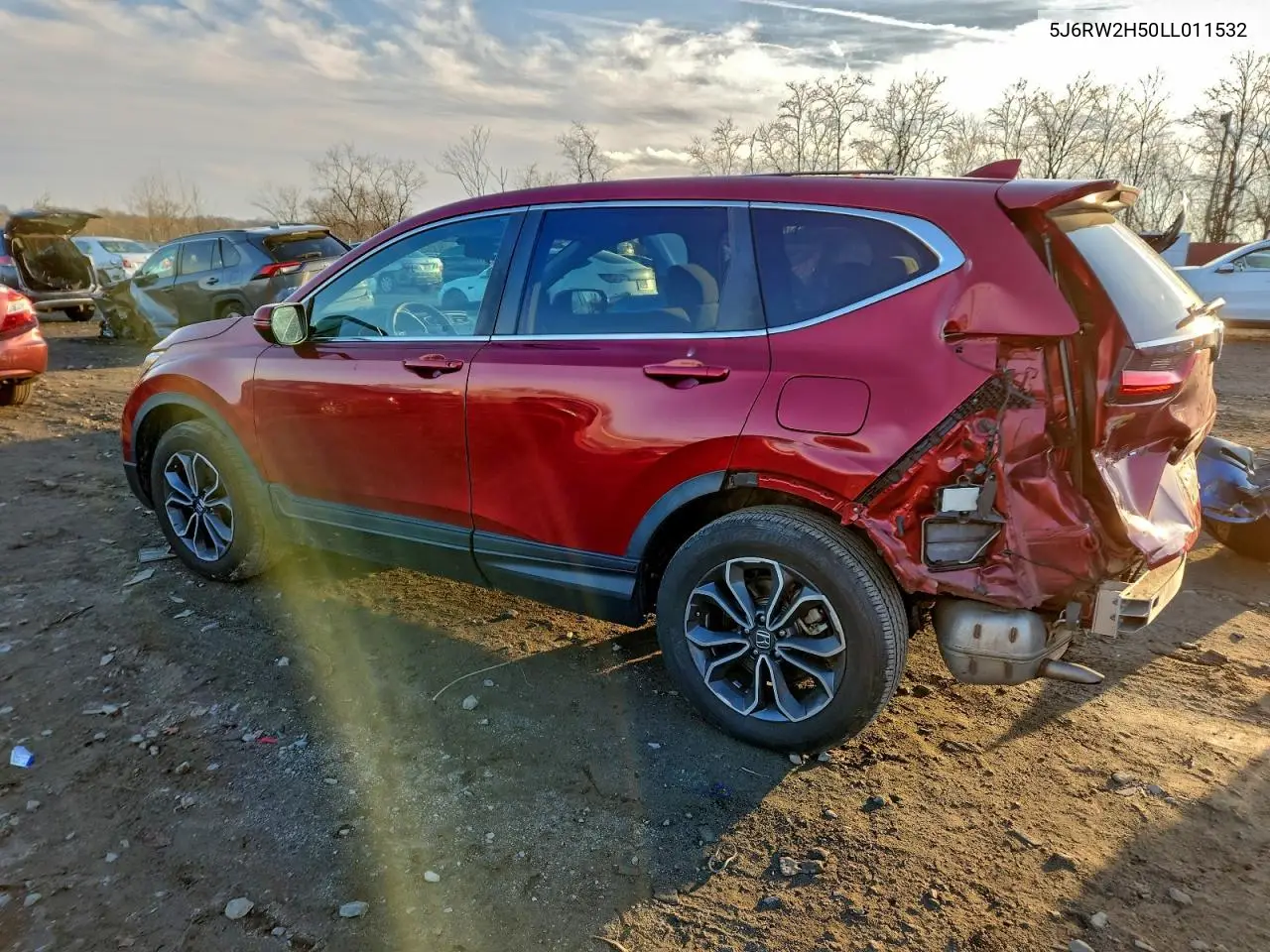5J6RW2H50LL011532 2020 Honda Cr-V Ex
