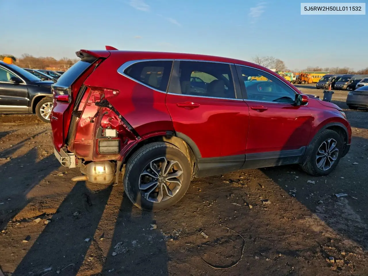 5J6RW2H50LL011532 2020 Honda Cr-V Ex