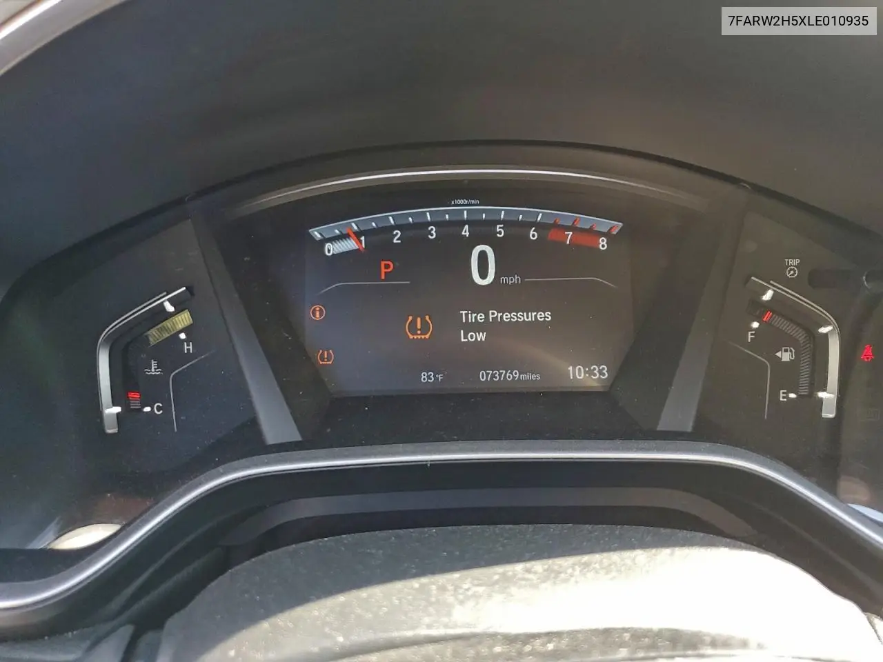 7FARW2H5XLE010935 2020 Honda Cr-V Ex