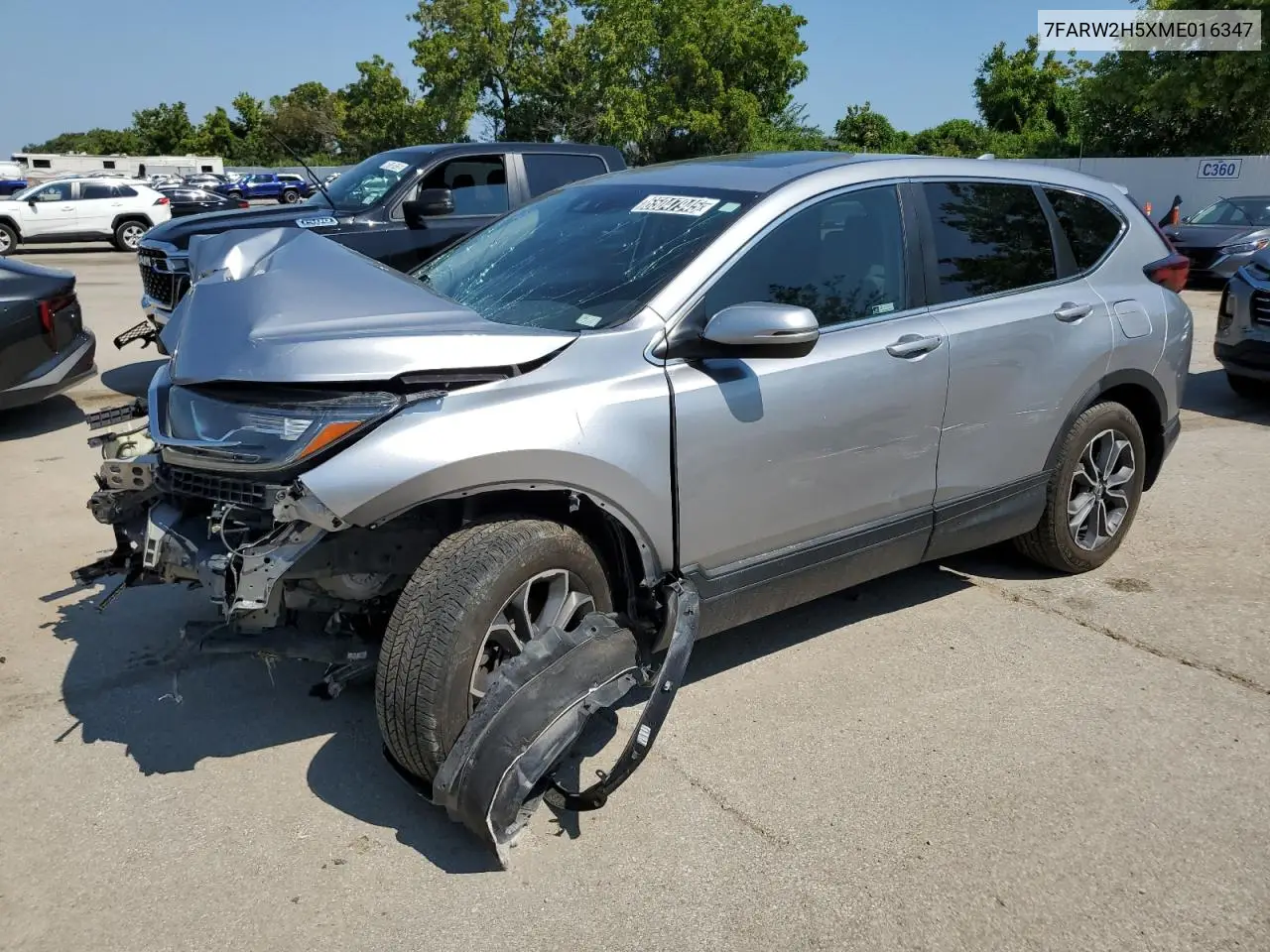 7FARW2H5XME016347 2021 Honda Cr-V Ex