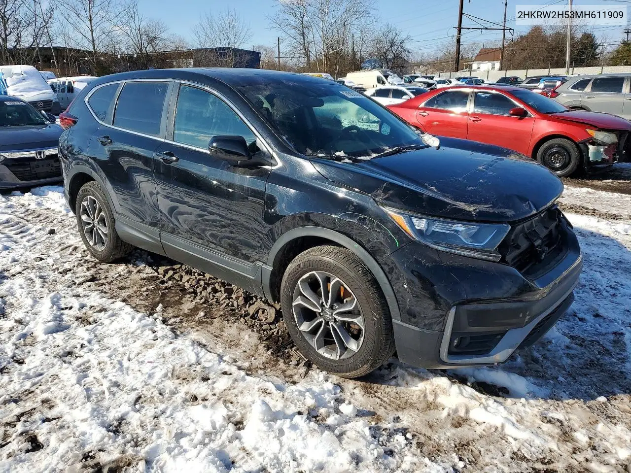 2HKRW2H53MH611909 2021 Honda Cr-V Ex