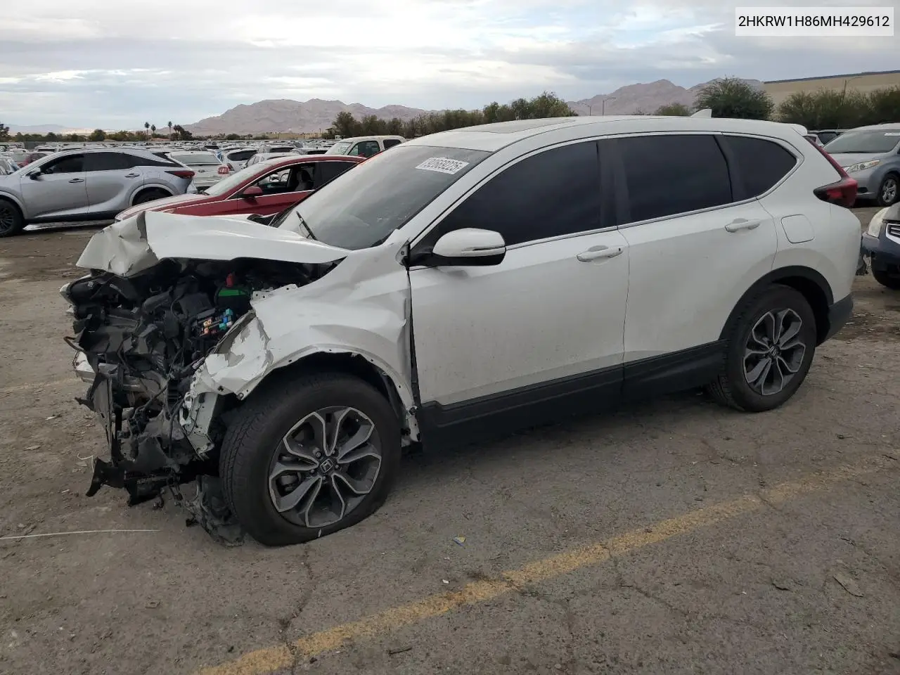 2HKRW1H86MH429612 2021 Honda Cr-V Exl
