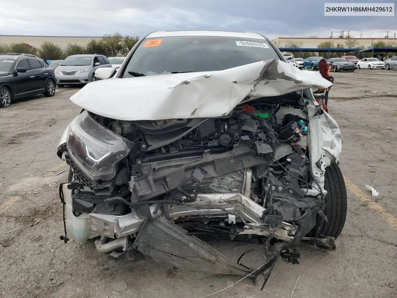 2HKRW1H86MH429612 2021 Honda Cr-V Exl