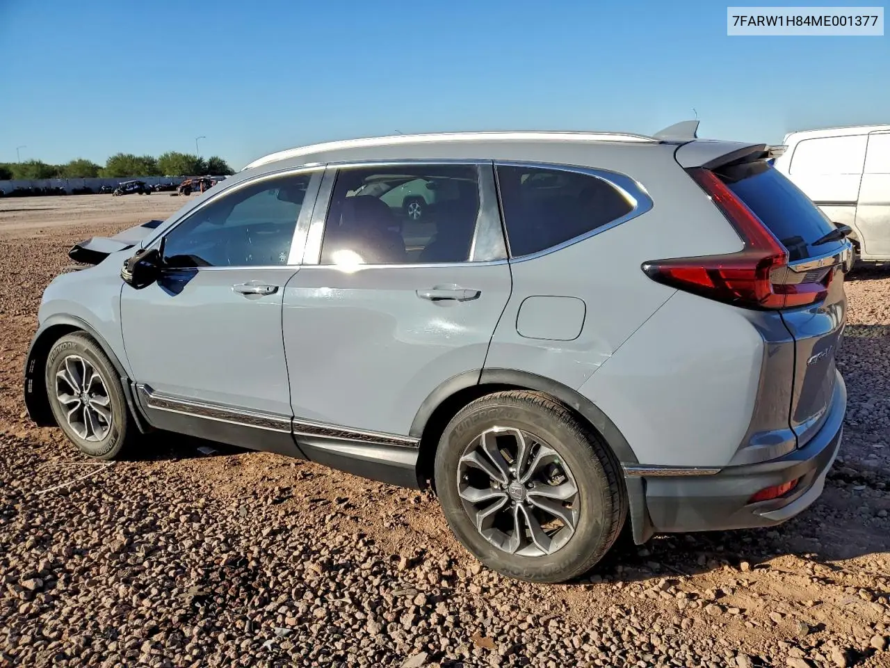 7FARW1H84ME001377 2021 Honda Cr-V Exl