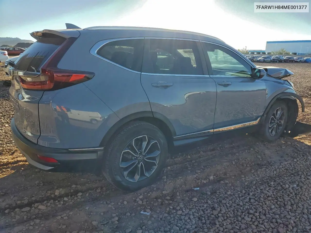 7FARW1H84ME001377 2021 Honda Cr-V Exl