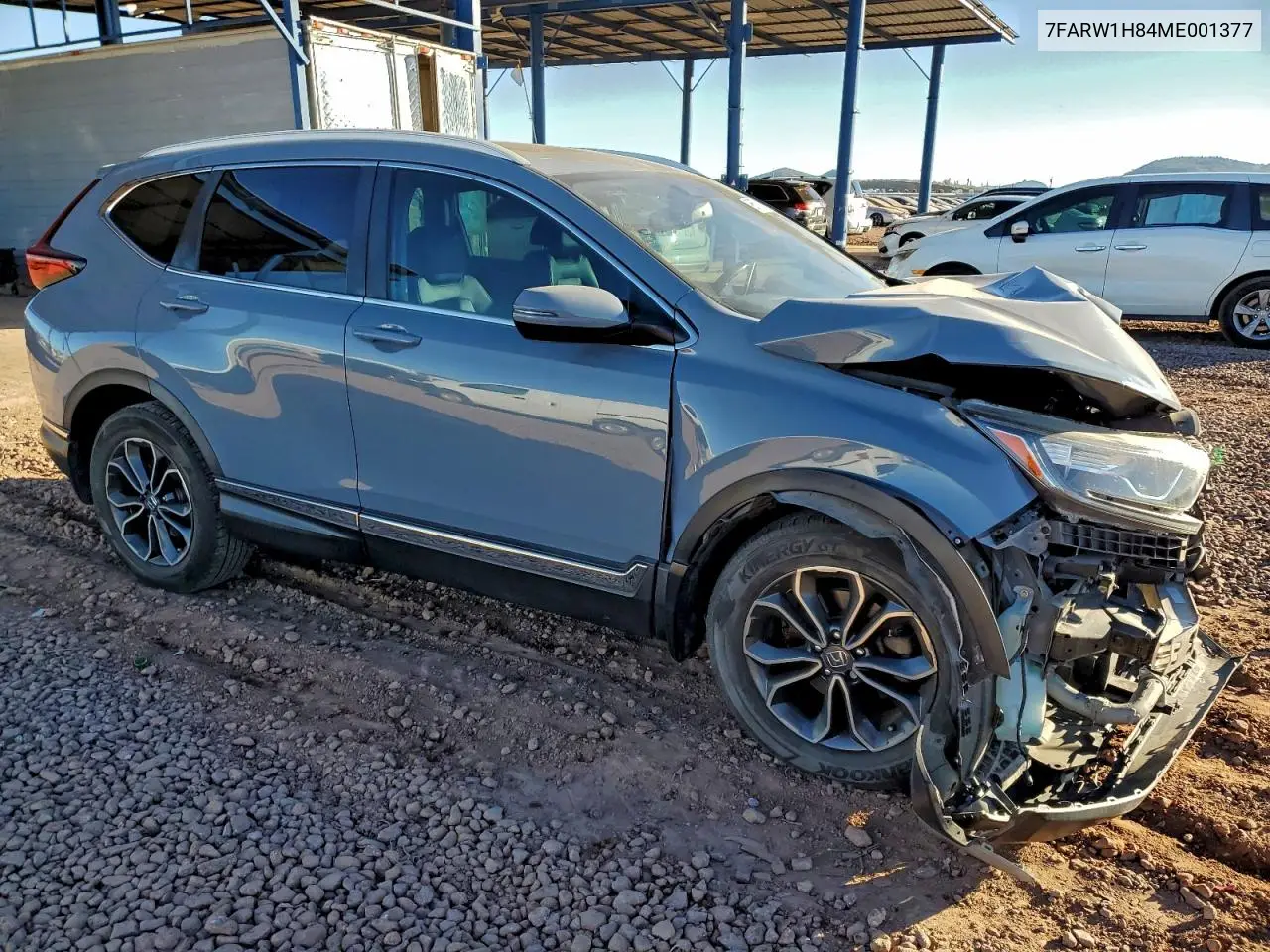 7FARW1H84ME001377 2021 Honda Cr-V Exl
