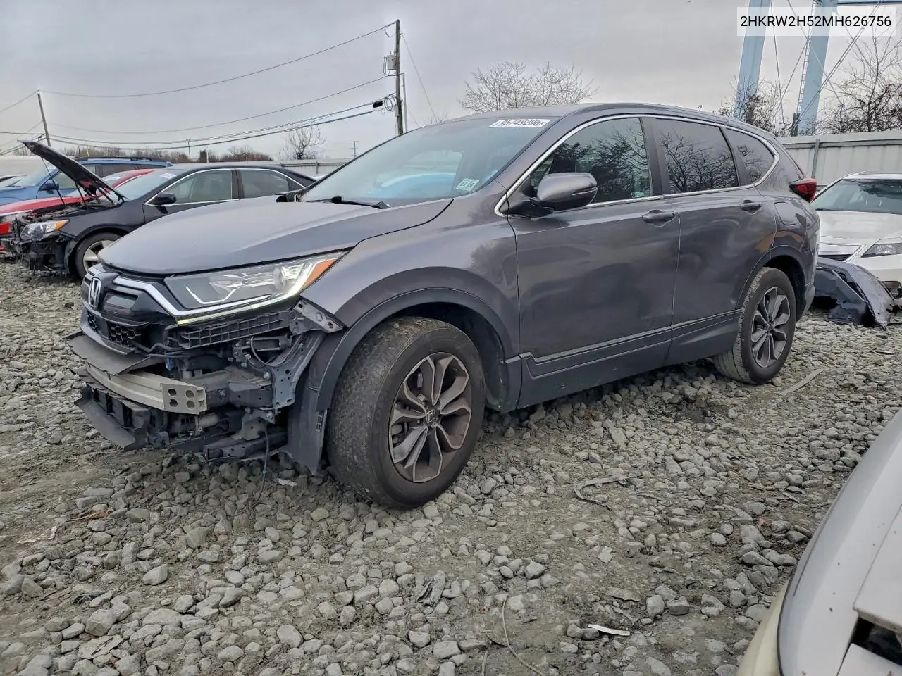 2HKRW2H52MH626756 2021 Honda Cr-V Ex