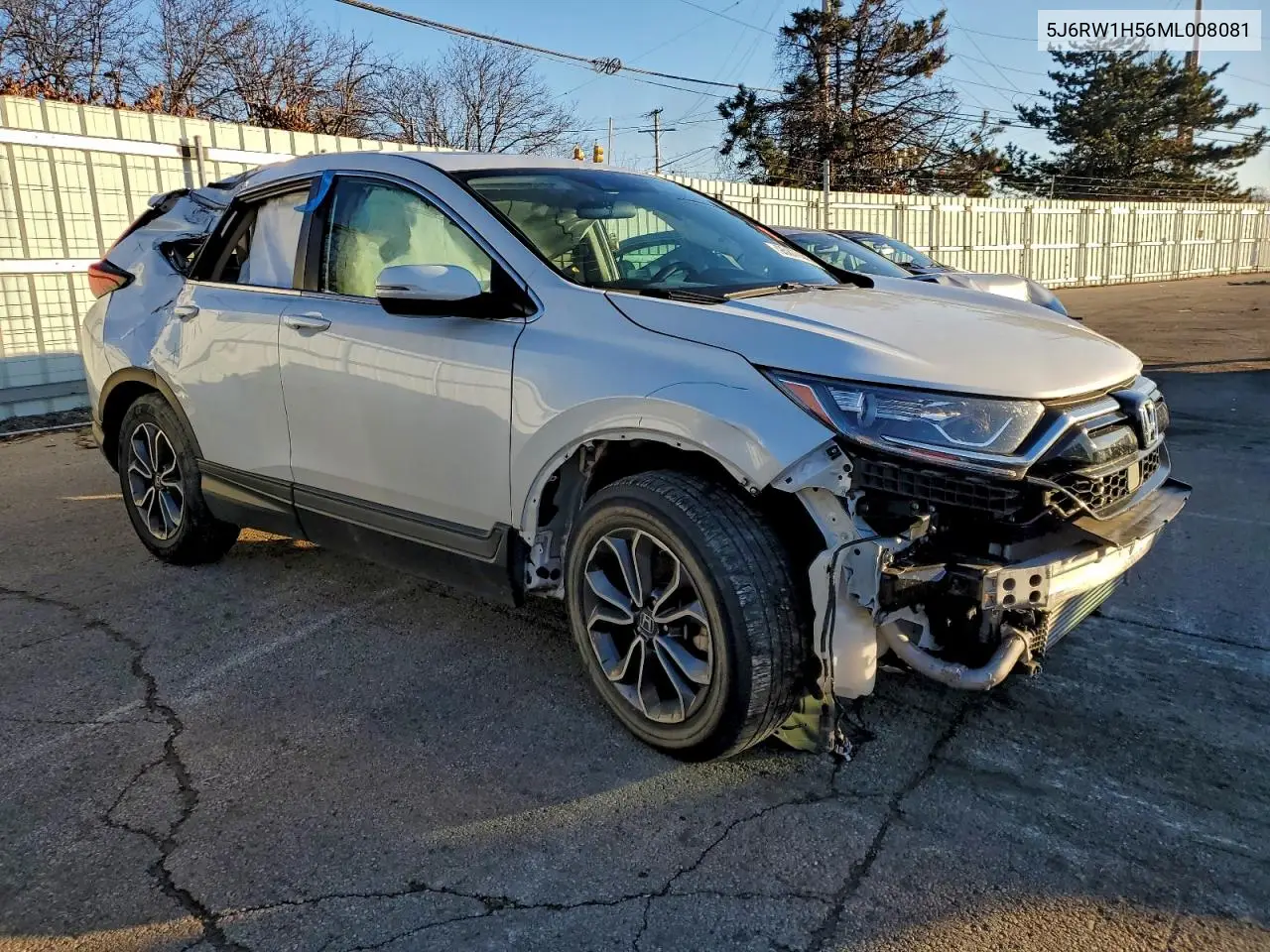 5J6RW1H56ML008081 2021 Honda Cr-V Ex