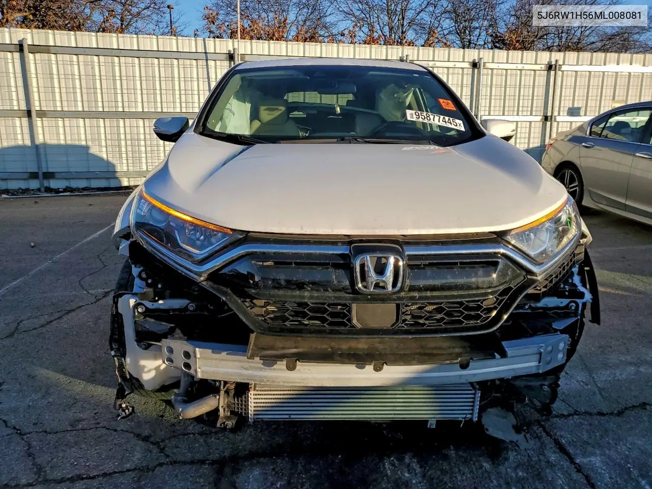 5J6RW1H56ML008081 2021 Honda Cr-V Ex