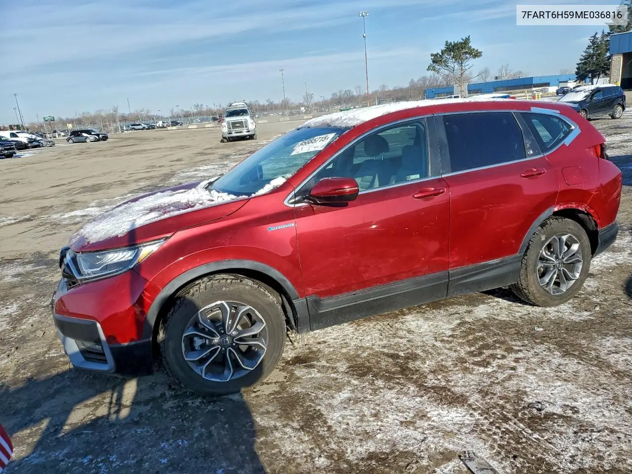 7FART6H59ME036816 2021 Honda Cr-V Ex
