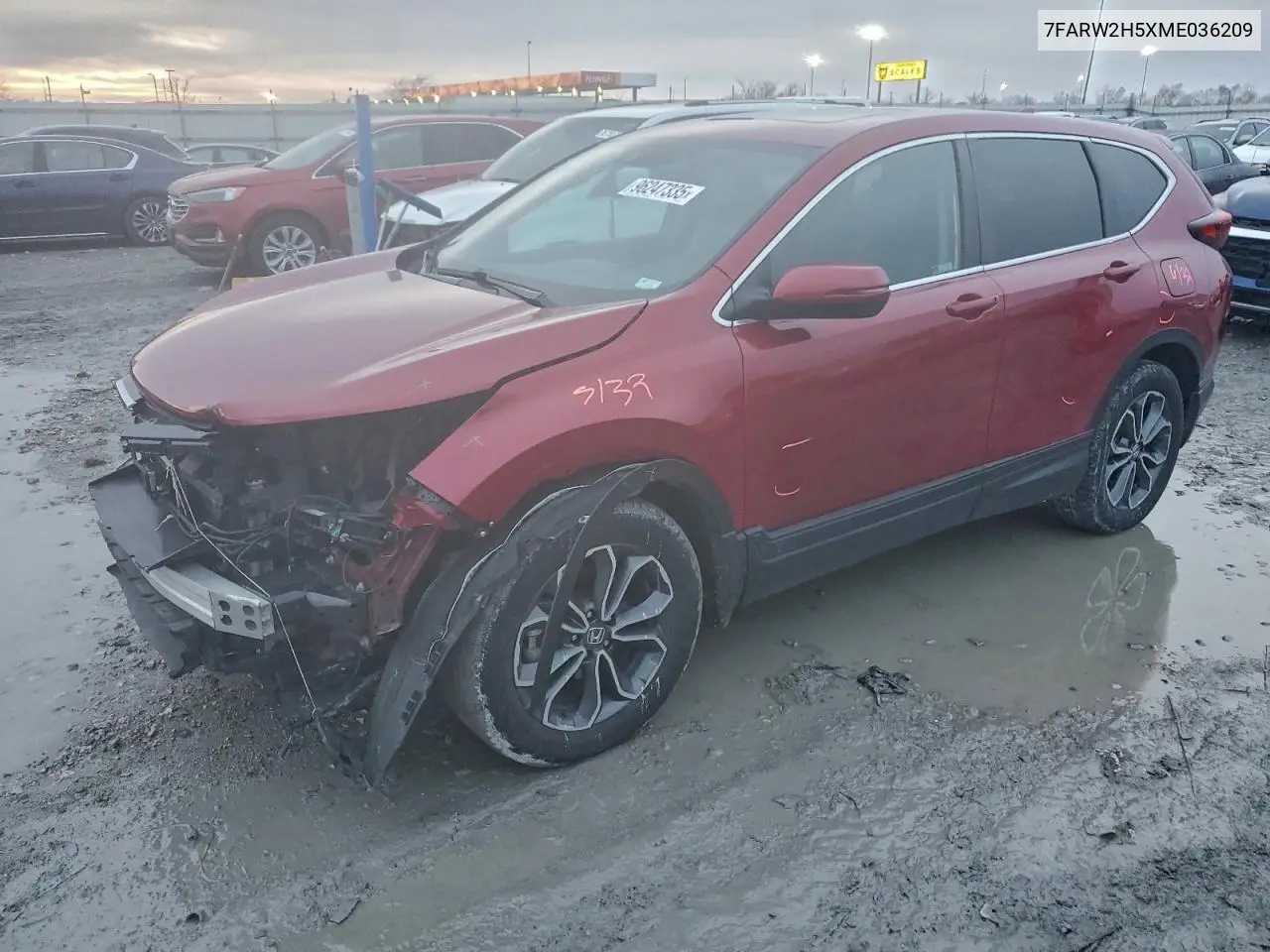 7FARW2H5XME036209 2021 Honda Cr-V Ex