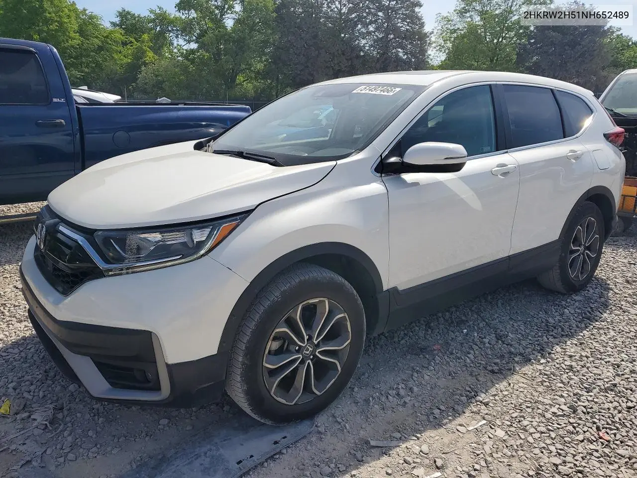 2HKRW2H51NH652489 2022 Honda Cr-V Ex