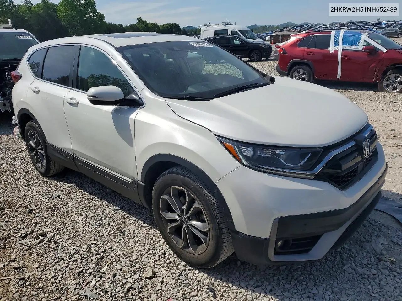 2HKRW2H51NH652489 2022 Honda Cr-V Ex