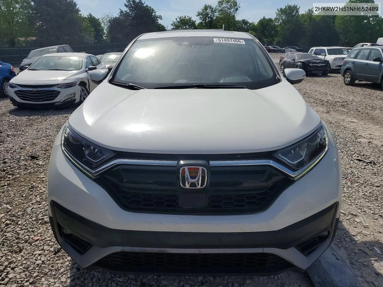 2HKRW2H51NH652489 2022 Honda Cr-V Ex