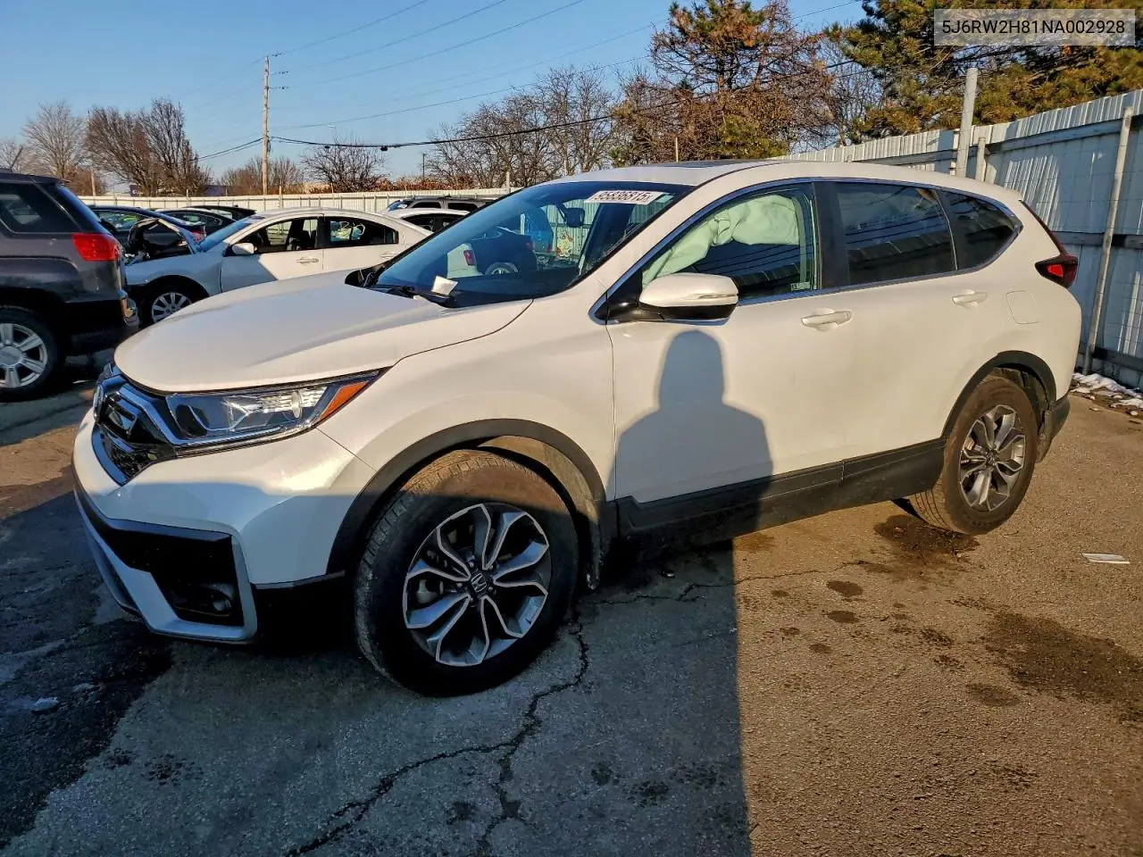 5J6RW2H81NA002928 2022 Honda Cr-V Exl