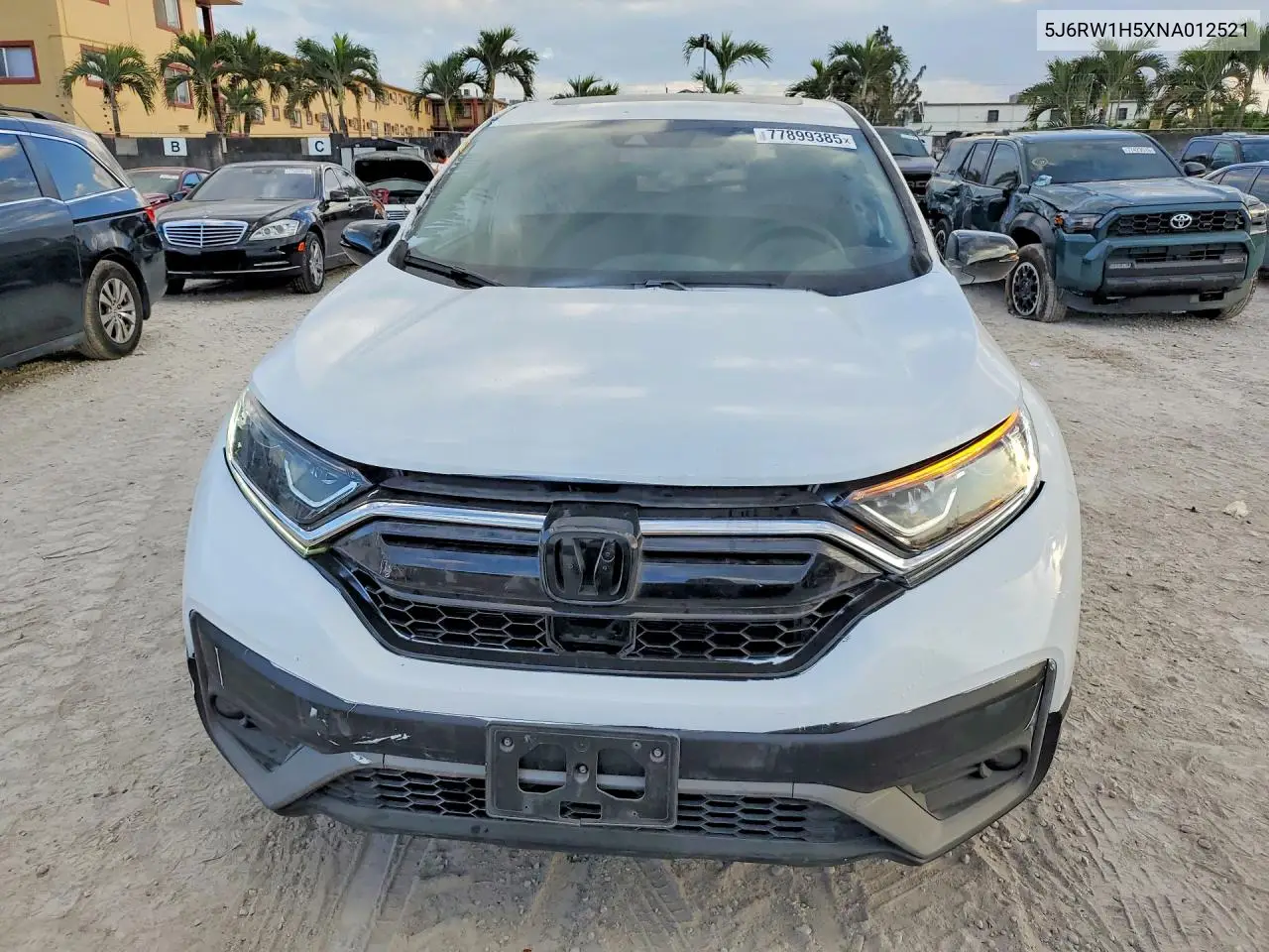 5J6RW1H5XNA012521 2022 Honda Cr-V Ex