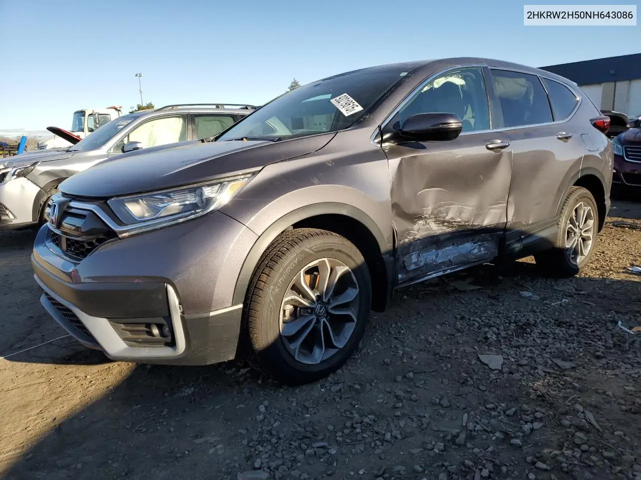 2HKRW2H50NH643086 2022 Honda Cr-V Ex