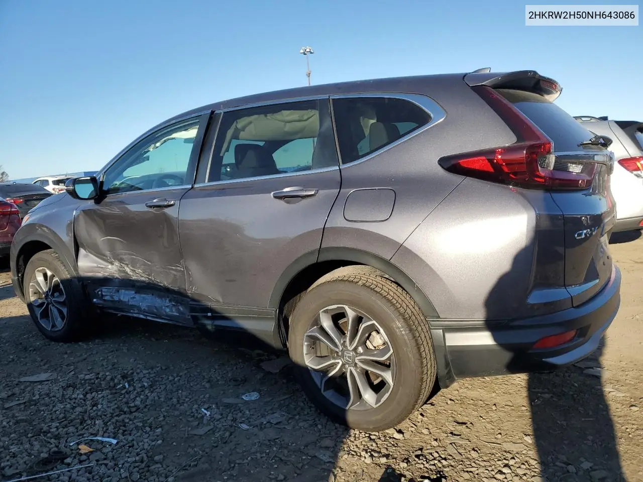 2HKRW2H50NH643086 2022 Honda Cr-V Ex