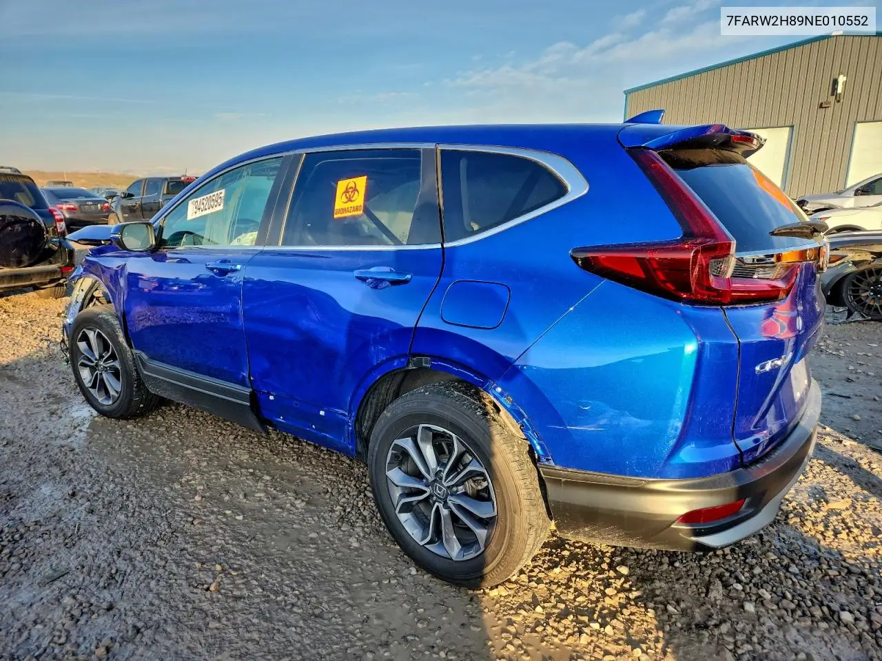 7FARW2H89NE010552 2022 Honda Cr-V Exl