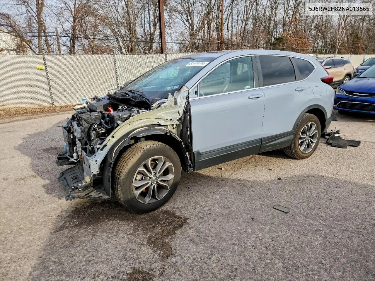 5J6RW2H82NA013565 2022 Honda Cr-V Exl