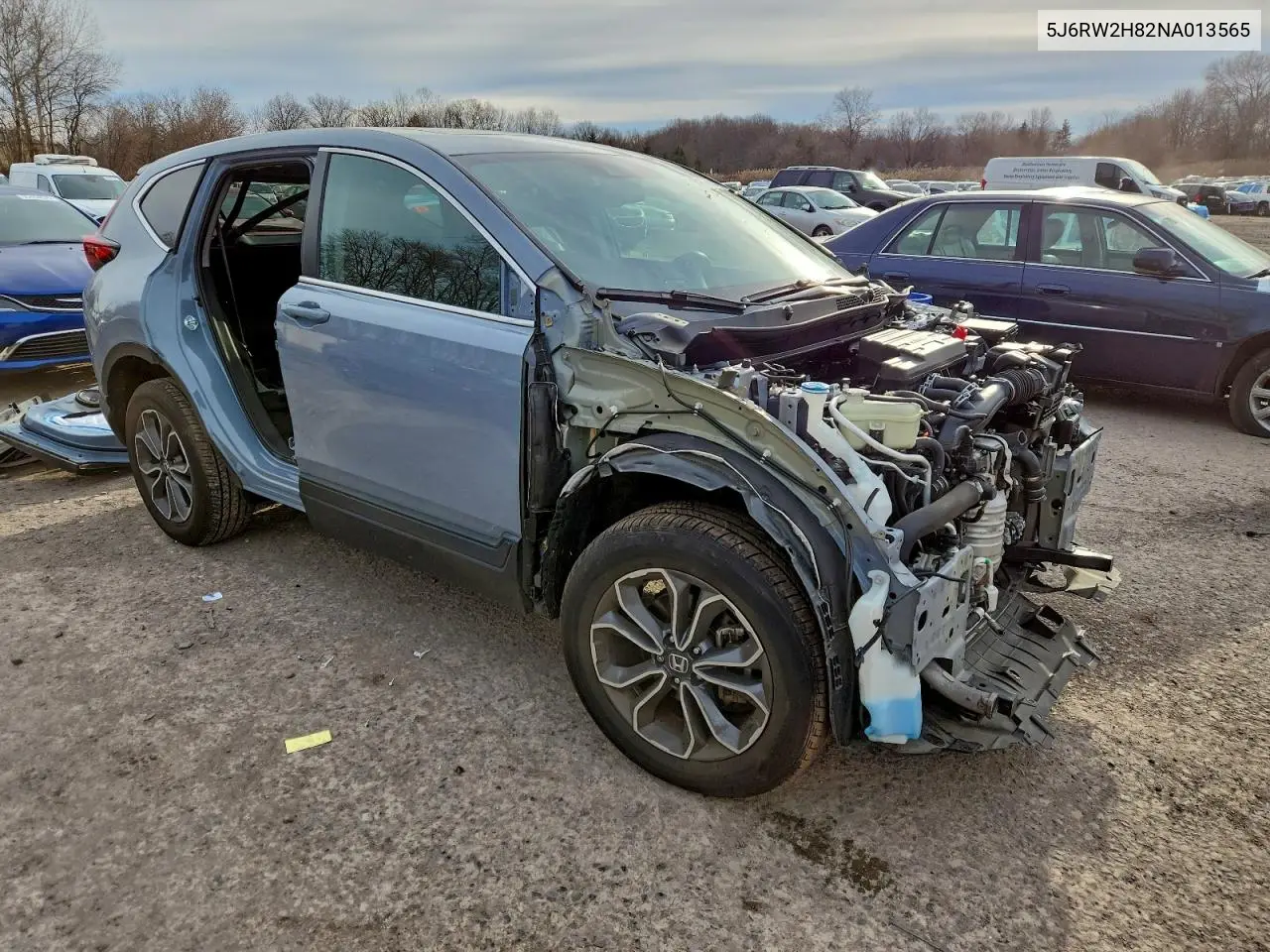 5J6RW2H82NA013565 2022 Honda Cr-V Exl
