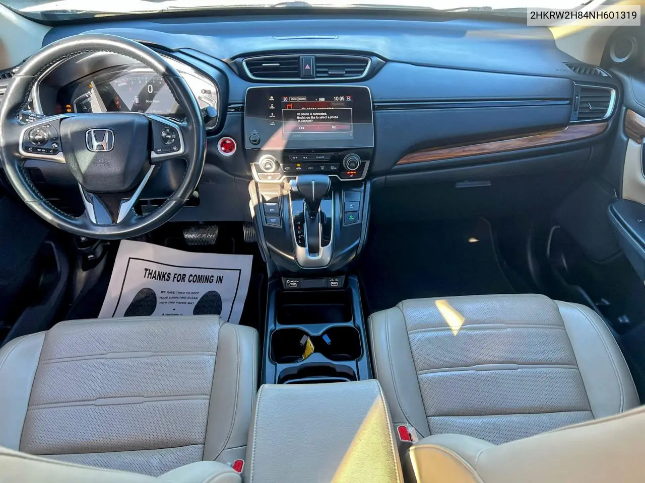 2HKRW2H84NH601319 2022 Honda Cr-V Exl