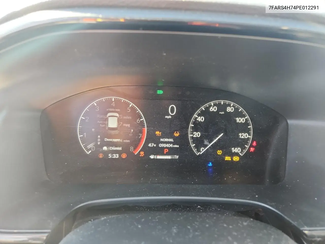 7FARS4H74PE012291 2023 Honda Cr-V Exl