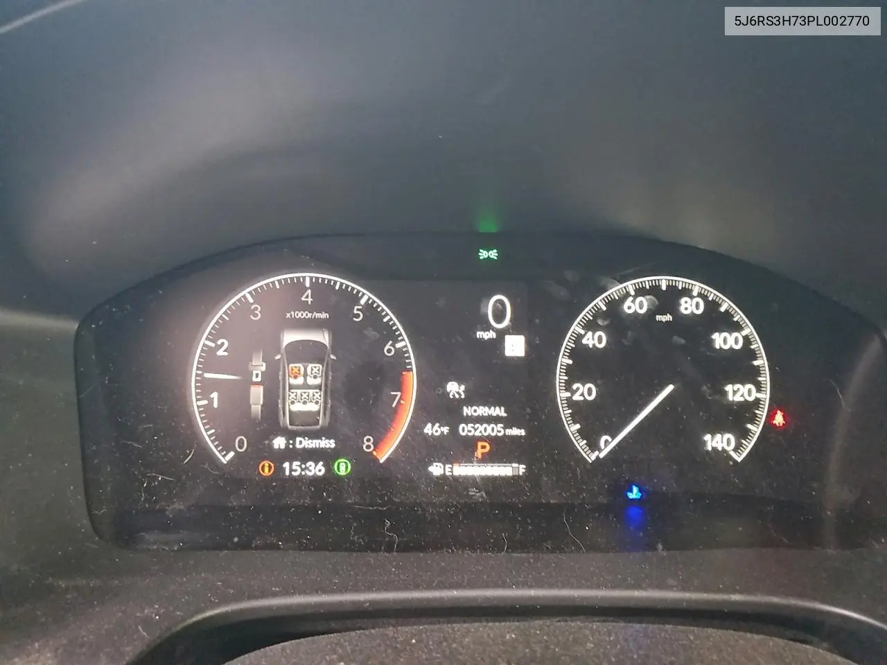 5J6RS3H73PL002770 2023 Honda Cr-V Exl