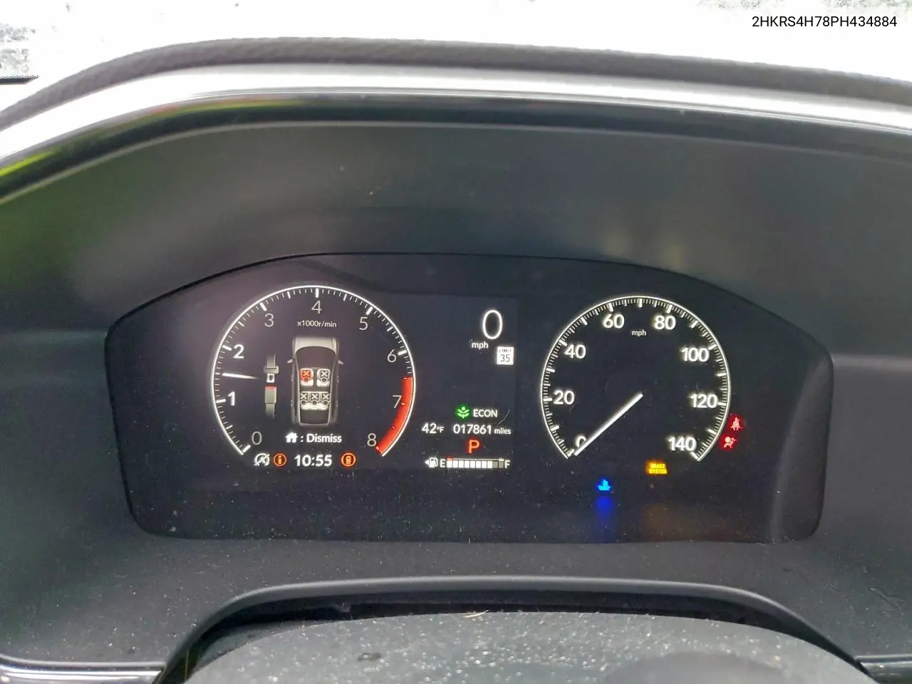 2HKRS4H78PH434884 2023 Honda Cr-V Exl