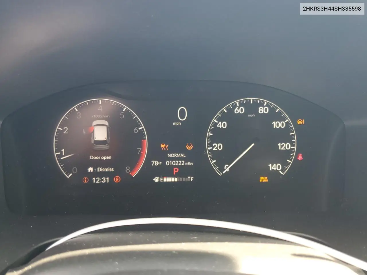 2HKRS3H44SH335598 2025 Honda Cr-V Ex