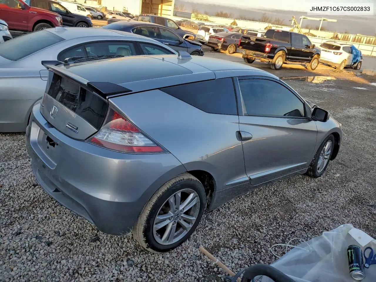 JHMZF1C67CS002833 2012 Honda Cr-Z Ex