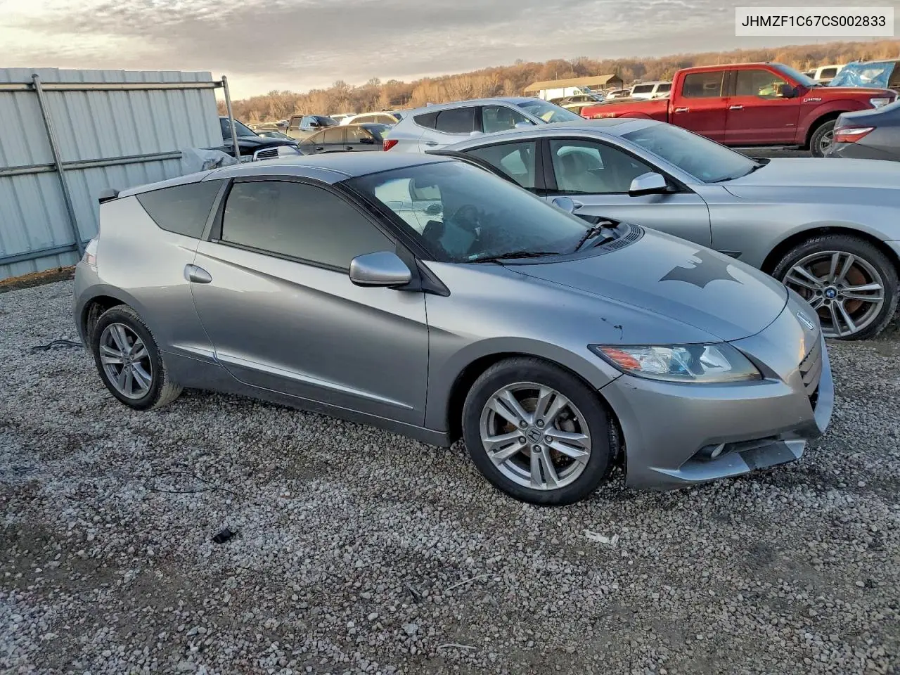 JHMZF1C67CS002833 2012 Honda Cr-Z Ex