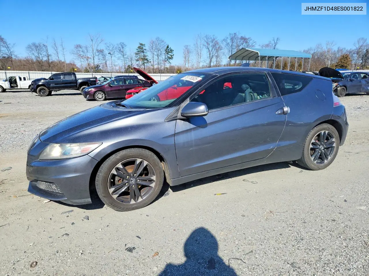 2014 Honda Cr-Z VIN: JHMZF1D48ES001822 Lot: 78176505