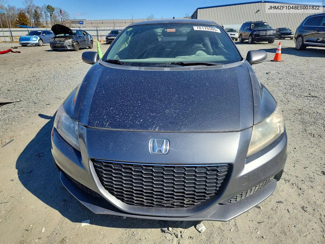 2014 Honda Cr-Z VIN: JHMZF1D48ES001822 Lot: 78176505