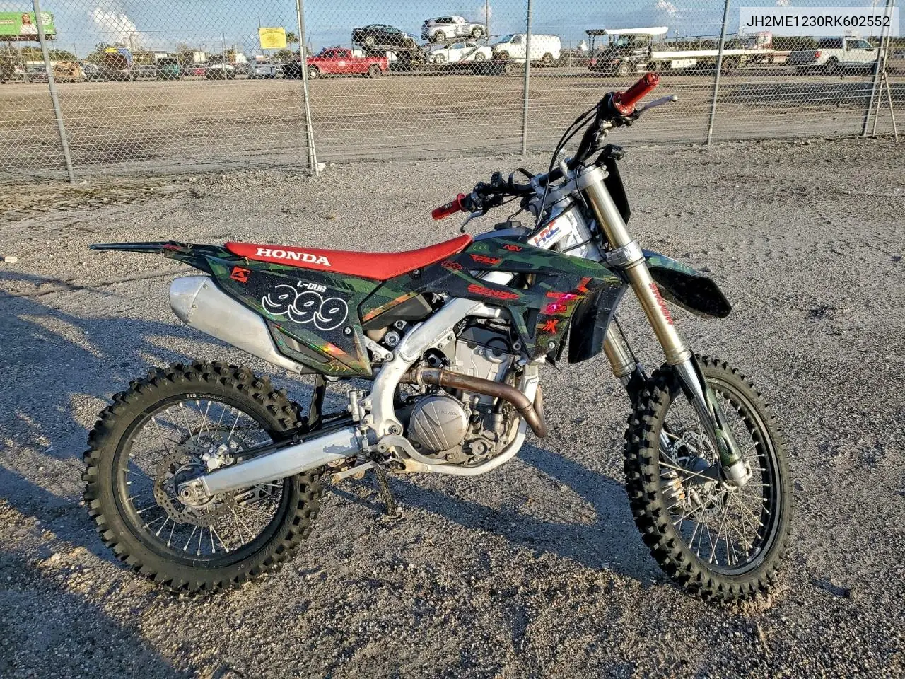 JH2ME1230RK602552 2024 Honda Crf250 R