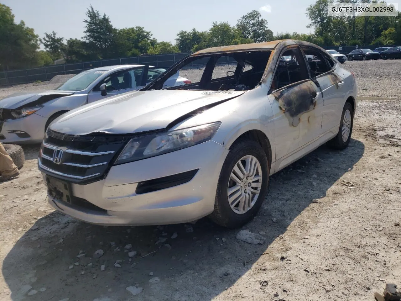 2012 Honda Crosstour Ex VIN: 5J6TF3H3XCL002993 Lot: 65986184