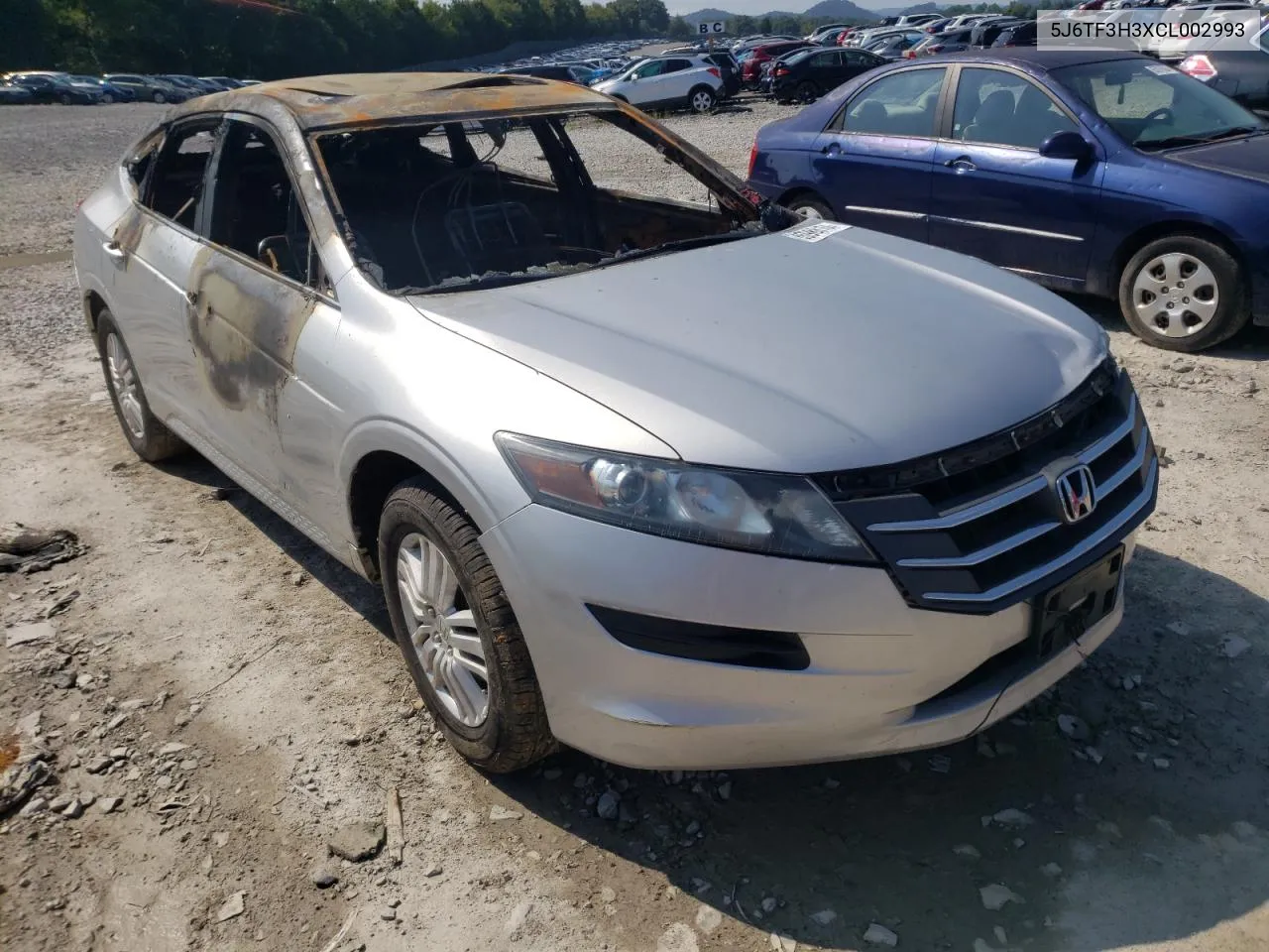 2012 Honda Crosstour Ex VIN: 5J6TF3H3XCL002993 Lot: 65986184