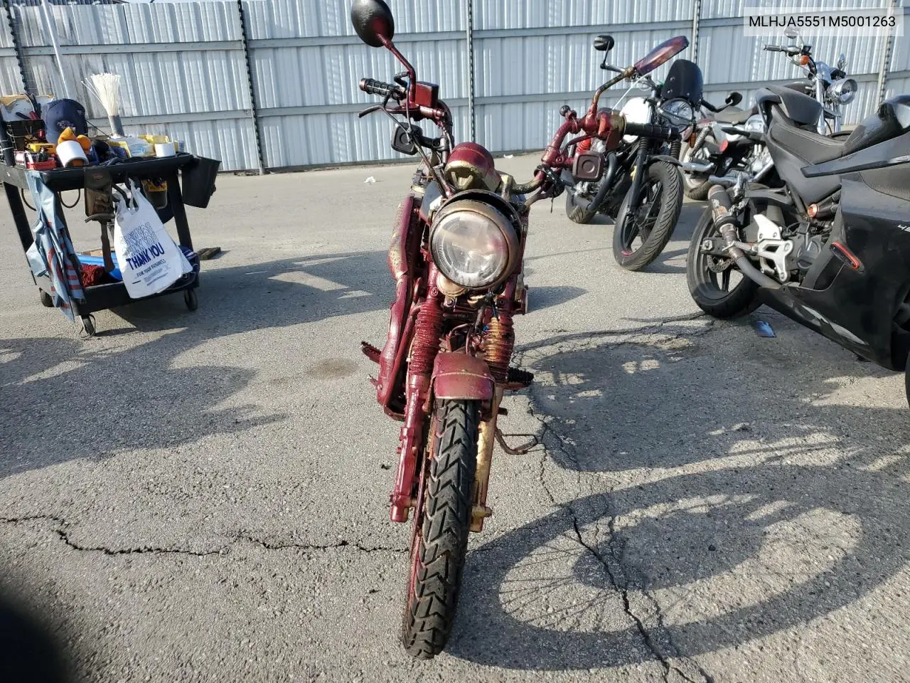 MLHJA5551M5001263 2021 Honda Ct125 A