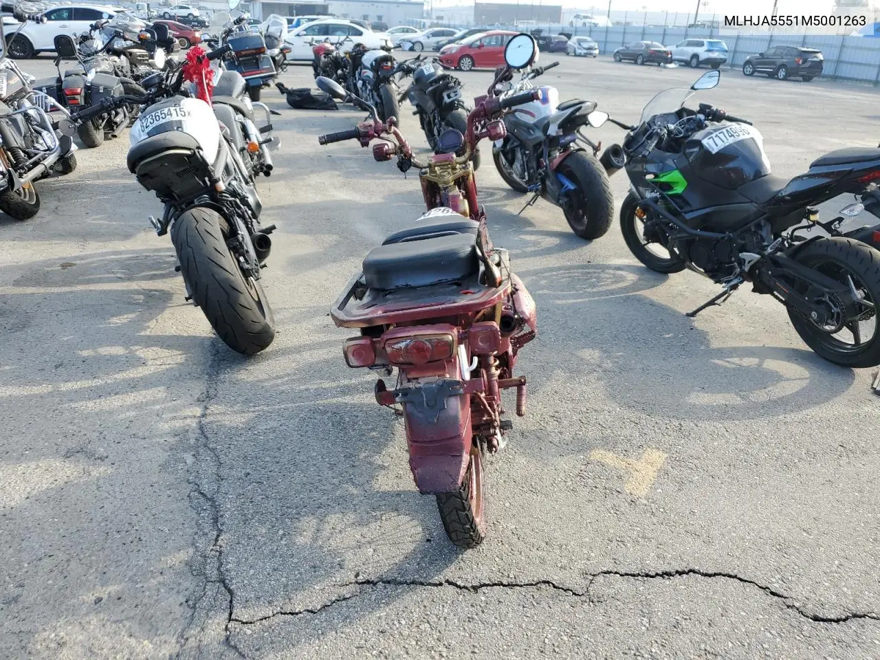 MLHJA5551M5001263 2021 Honda Ct125 A