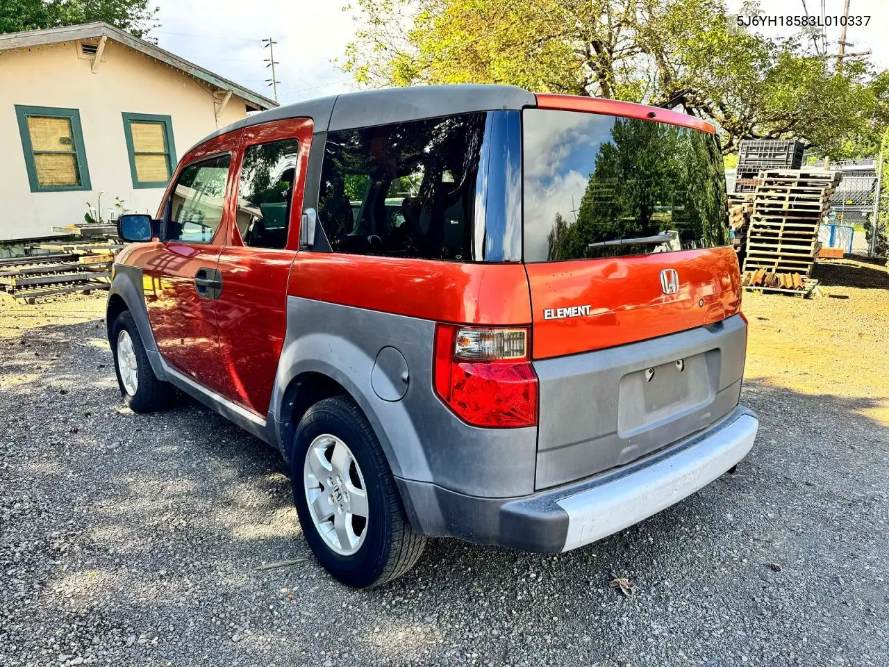 5J6YH18583L010337 2003 Honda Element Ex