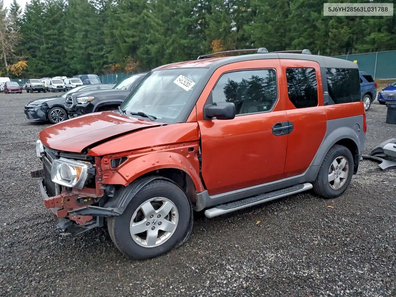 5J6YH28563L031788 2003 Honda Element Ex