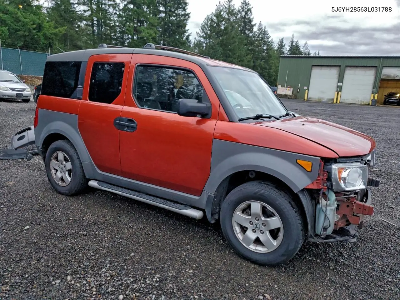 5J6YH28563L031788 2003 Honda Element Ex